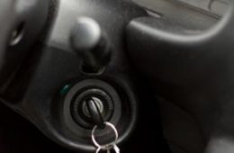 Car keys in ignition